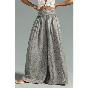 Anthropologie 'Wide-Leg' Black Pants Size 2